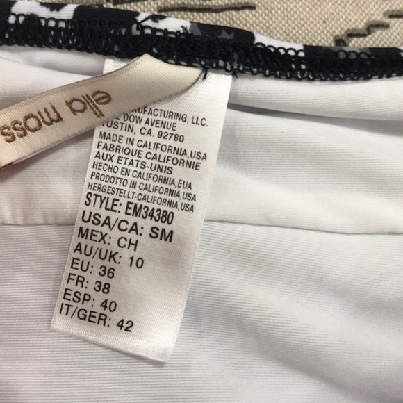 Ella Moss Womens Shirred Waistband Swim Bottom - Picture 4 of 6